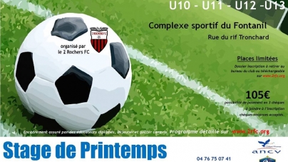 Stage d’avril du Deux Rochers FC